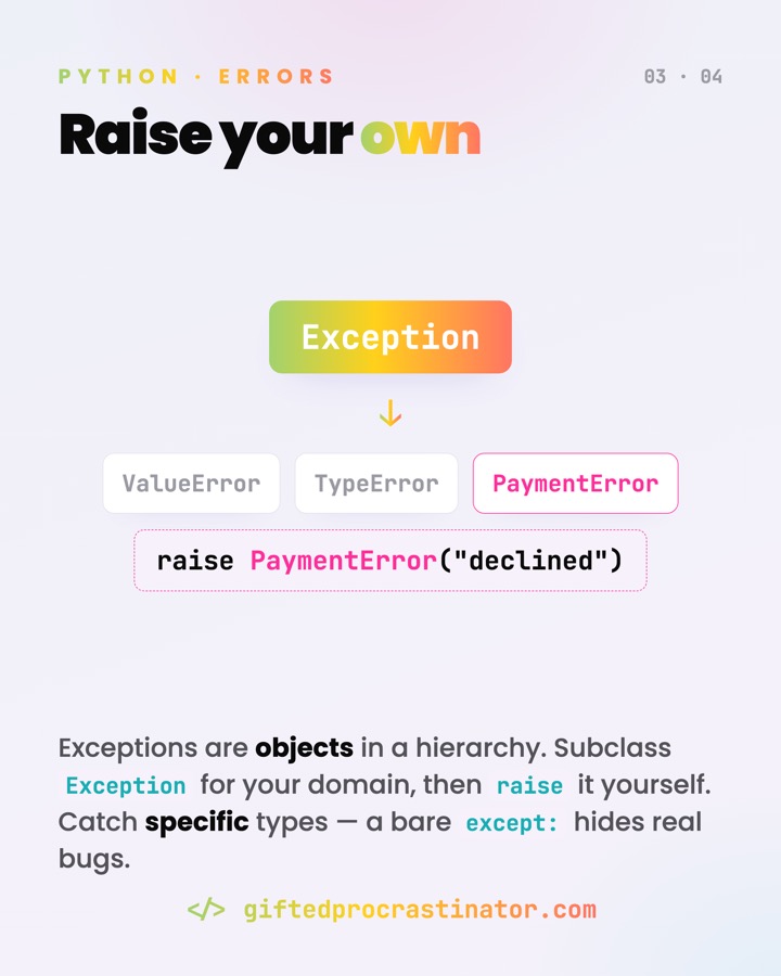 Python Error Handling — card 3 of 4